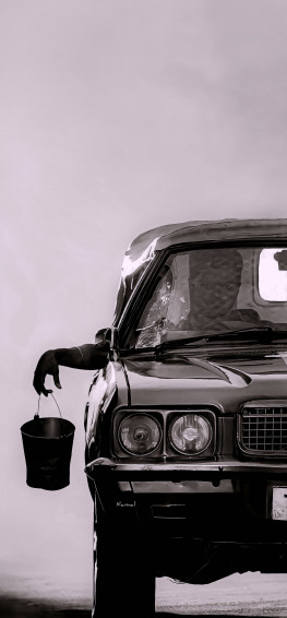 Master Vijay HD Black Car Art Wallpaper