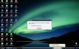 Windows Xp End Of Support Message By Winabpc1564