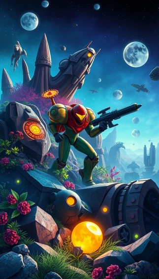 Metroid Phone Wallpaper