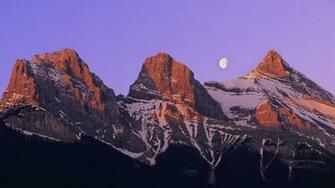 Three Sisters Alberta Canada Wallpaper