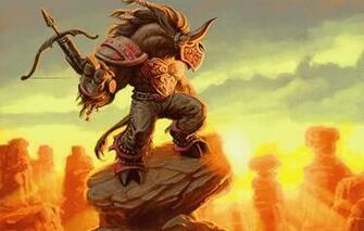 World Of Warcraft Tauren Wow Mountain Land Wallpaper