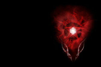 Pentagram Wallpaper Black Red