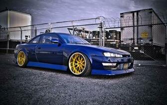 Blue Hot Nissan Silvia S14 HD Wallpaper