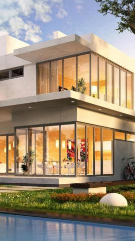Beautiful Modern Glass House Wallpaper