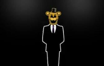 Wallpaper Fnaf Goldenfreddy Minimalism