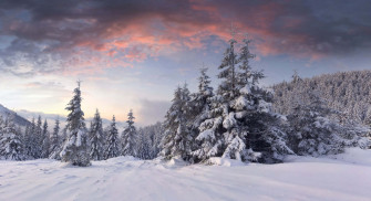 Stormy Cloud In 4k Winter Background Wallpaper