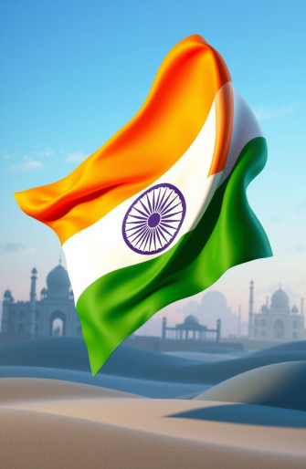 Indian National Flag Wallpaper 3d