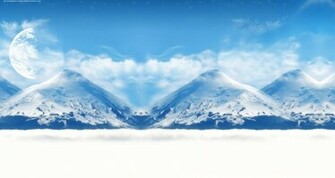 Snowy Mountains Background Evolutions