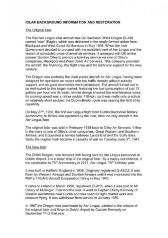 Iolar Background Information And Restoration The