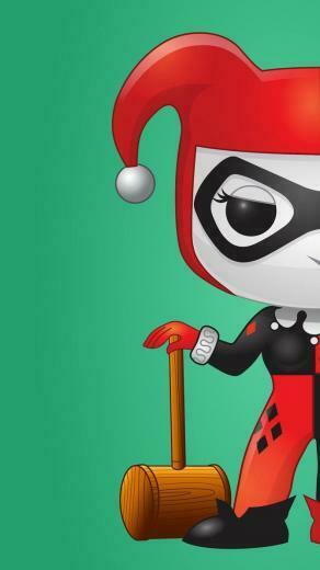 Phone Wallpaper In The Style Of Funko Pop Vinyls
