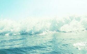 Ocean Wave Water Drops Bokeh Wallpaper