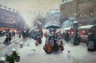 Winter In Paris Wallpaper And Image Pictures Photos