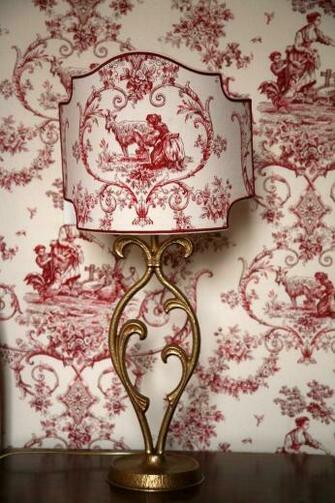 Red Toile Interior Design Architecture