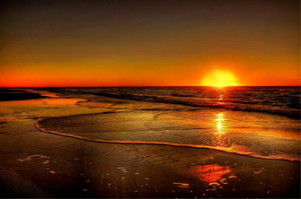Sunset Beach Wallpaper