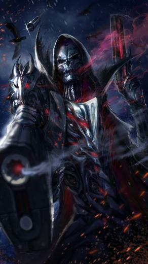 Badass Grim Reaper Wallpaper Backg Png Image Pngio