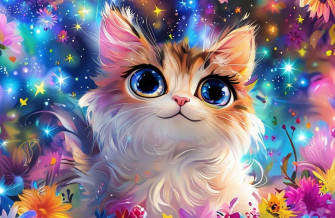 Cute Anime Cat Wallpaper
