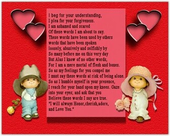 Cute Love Wallpaper With Quotes Which Is Under The