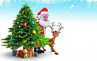 3d Santa Claus Christmas Wallpaper Wallpaperlepi