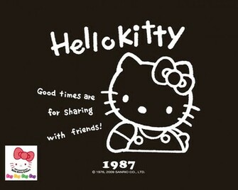 Black Hello Kitty Wallpaper HD In Cartoons Imageci
