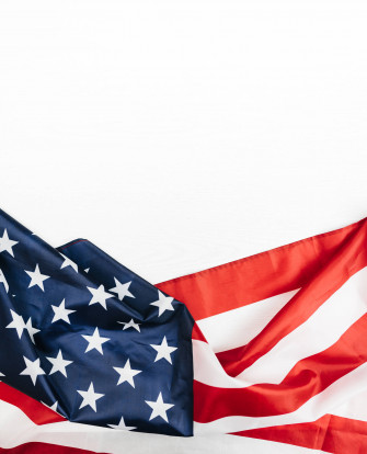Portrait White Usa Flag iPhone Wallpaper