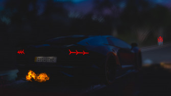 4k Forza Horizon Lamborghini Aventador Wallpaper HD Games