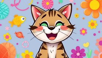 Cartoon Cat Wallpaper