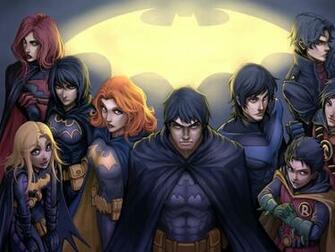 Batman Robin Dc Comics Batgirl Nightwing Batwoman Red Hood