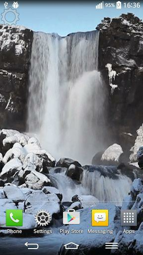Waterfall Sound Live Wallpaper