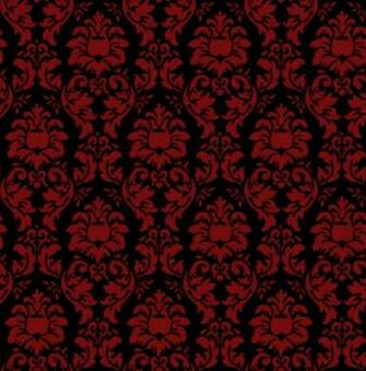 Red And Black Damask Wallpaper More Vintage