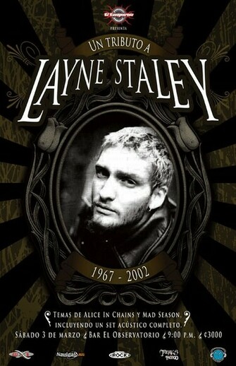 Layne Staley Tribute Gig Poste By Mrbobcr
