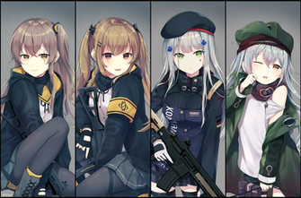 G11 Girls Frontline HD Wallpaper Background Image