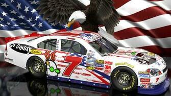 Danica Patrick Nascar Unites Patriotic Wallpaper