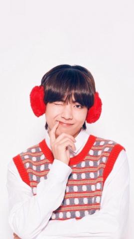 Bts Christmas Park Jimin Wallpaper