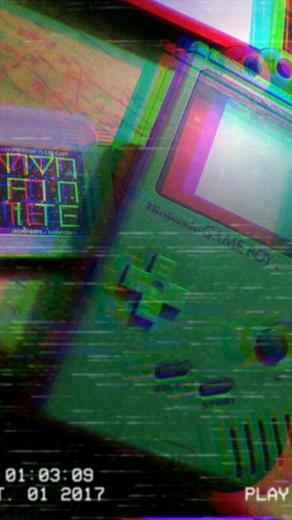 Majorpinz V H S In Vaporwave iPhone Wallpaper Glitch Art