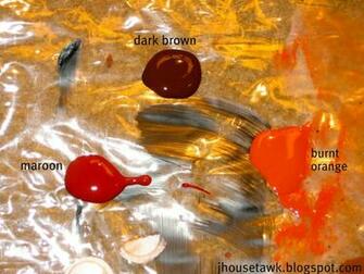 Your Colored Paints Dab A Paper Towel In Them And Letter