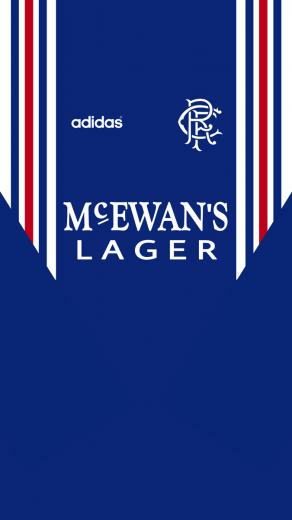 Billy Blue On Retro Rangers Fc Phone Wallpaper A Friend