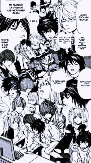 Wallpaper Thing I Made On Picsart R Deathnote