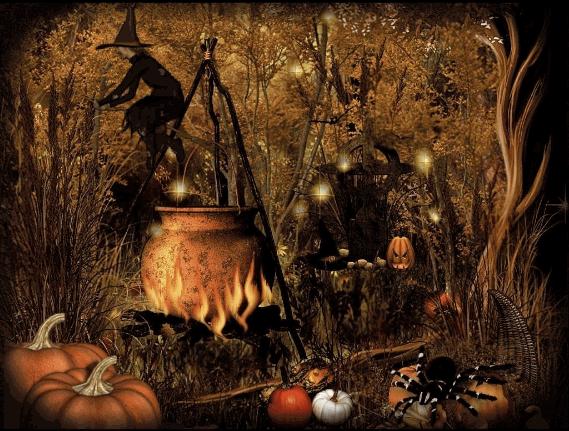 You Can Artsy Halloween Scenes Screensaver Now