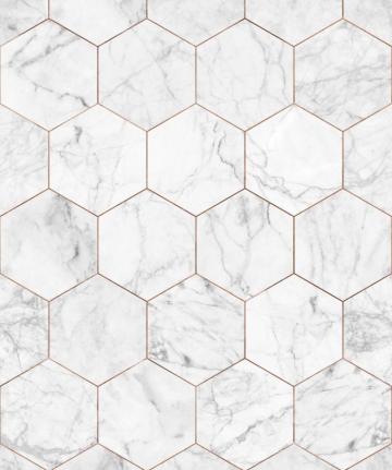 Marble Copper Tiles Wallpaper Crisp Milton King