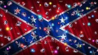 Heart Flag Rebel Live Wallpaper