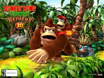 Wallpaper Donkey Kong Country Returns 3d For Nintendo 3ds