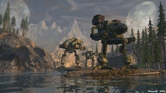 Mecha Mechwarrior Wallpaper Mad Dog