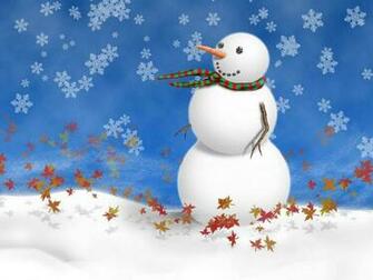 Winter Snowman Wallpaper Grasscloth