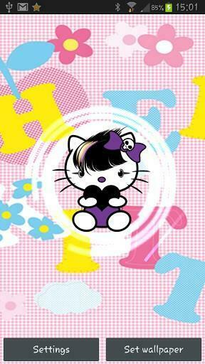 Bigger Hello Kitty Live Wallpaper For Android Screenshot