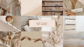 Neutral Aesthetic Desktop Wallpaper
