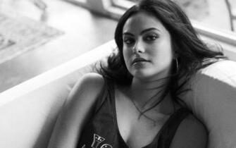 Monochrome Camila Mendes Wallpaper Background