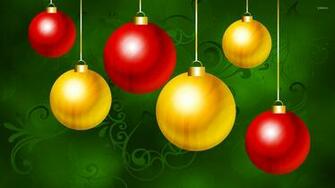Christmas Ornaments Wallpaper Holiday