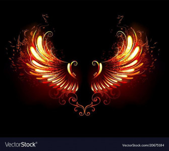 Fire Wings Wallpaper