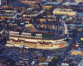 Chicago Cubs Wallpaper Wrigley Field Ballpark At Dusk