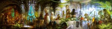 Final Fantasy Xiv Dual Monitor HD Wallpaper